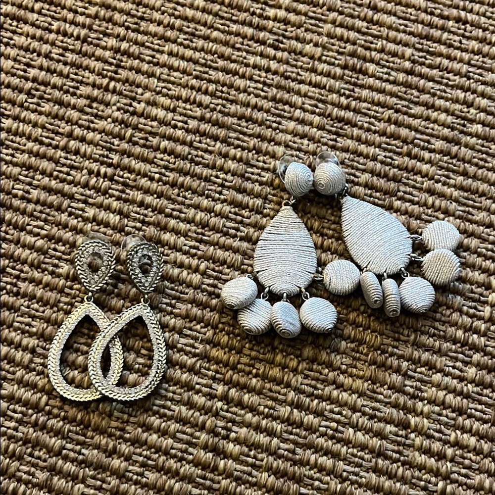 Elegant Silver Teardrop Earrings